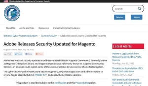 Adobeの電子商取引システム「Magento」に複数の脆弱性、アップデートを