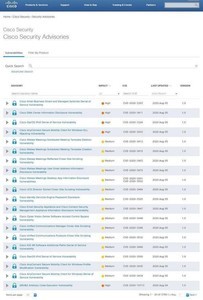 シスコシステムズの複数製品に脆弱性 － セキュリティアップデートがリリース