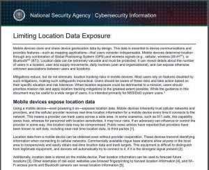 米国家安全保障局が位置情報の保護に関するガイダンスを公開