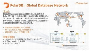 アリババクラウド、RDB「PolarDB」の遠隔分散機能を国内提供開始