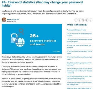 安全なパスワードを選択・管理するコツとは？