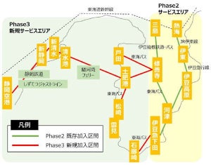 伊豆での観光型MaaS「Izuko」の実証実験エリアを拡大