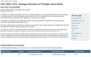 Windows ServerにおけるNetlogonの脆弱性「Zerologon」の攻撃コード出回る
