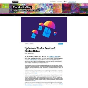 Firefox Send、マルウェアの配布に使われサービス終了