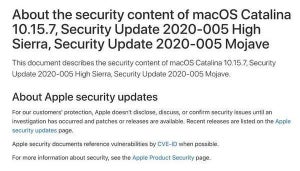 macOS Catalina/Mojave/High Sierraに複数の脆弱性、アップデート推奨