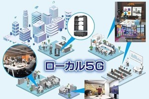 日本橋室町三井タワーでローカル5Gを用いたオフィスビル活用の実証