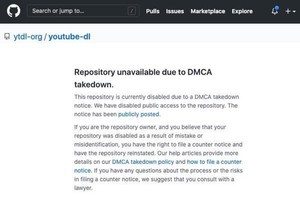 GitHub、YouTube動画ダウンロードのOSS「youtube-dl」のリポジトリを削除