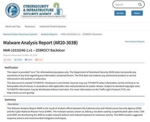 米CISAとCNMF、マルウェア「Zebrocy」の新しい亜種を報告