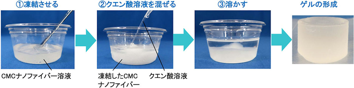 凍結架橋セルロースナノファイバーゲル