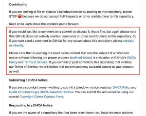 GitHub、DMCA違反で削除されたyoutube-dlの再投稿をしないよう警告