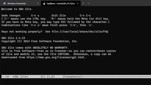 EmacsクローンのGNU Zile、3年ぶりのバージョンアップ