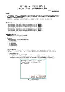 三菱電機製GOT1000シリーズGT14に複数の脆弱性、アップデートを