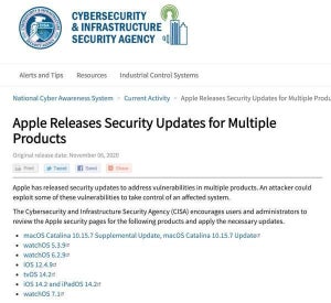 Apple、ゼロデイ脆弱性への対策を含むセキュリティアップデートをリリース
