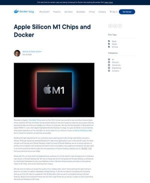 Docker、Apple M1対応について説明