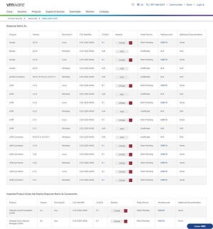 VMwareの複数プロダクトに緊急の脆弱性、まずは回避策の適用を