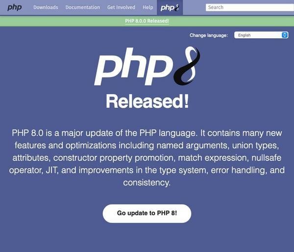 PHP 8 Released!