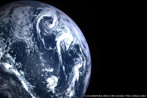 JAXA、「はやぶさ2」が再出発直後に撮影した地球の画像を公開