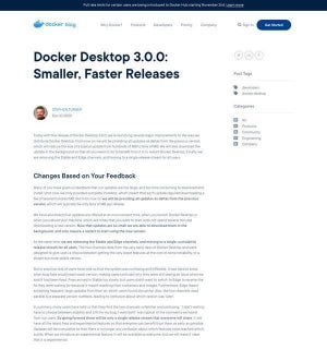 Docker Desktop 3.0、アップデート時のフルダウンロード廃止へ