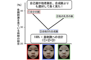 かわいいと思われやすい赤ちゃんの顔画像 物理的特徴を操作して阪大が作成 Tech