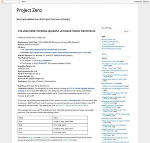 6月公開のWindows 10のゼロデイ脆弱性、まだ修正されず  - Google Project Zero
