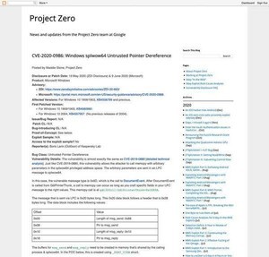 6月公開のWindows 10のゼロデイ脆弱性、まだ修正されず  - Google Project Zero