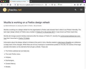 Firefox、2021年半ばにデザインのリニューアル計画 - Mozilla