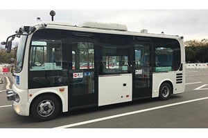 5G技術活用の自動運転バスの公道実証‐群馬県前橋市