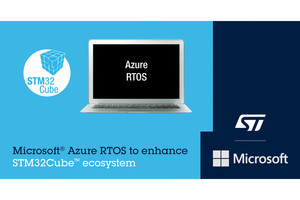 STマイクロ、STM32とAzure RTOSを組み合わせた組込機器開発を可能に