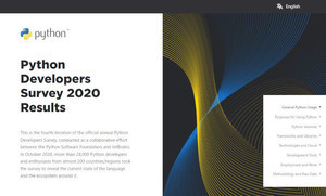 Pythonでよく使うWebフレームワークはFlaskとDjango - Python Developers Survey 2020 Results