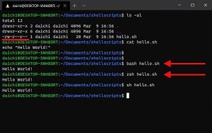 Linuxでシェルスクリプトを実行する方法（ビギナー向け）