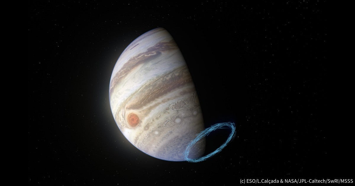Eso アルマ望遠鏡により木星極域の成層圏で時速約1440kmの強風を発見 Tech