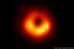 EHTプロジェクト、M87銀河のブラックホールの極近傍で電波の偏光を観測