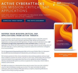 SAPシステムに対するサイバー脅威の分析レポート公開
