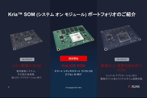 Xilinx、FPGA搭載SOM「Kria」を発表