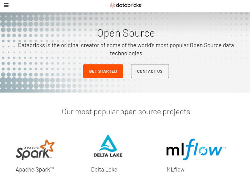 米Databricks公式サイトの特設Webページ