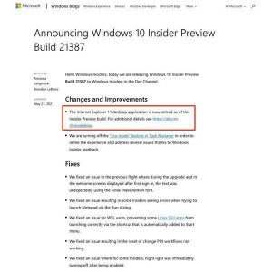 Windows 10開発版、一足先にInternet Explorer 11削除