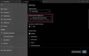 Windows 10開発版、Windows Terminalをデフォルト設定可能に