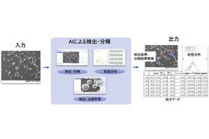 DNP、ディープラーニング技術を適用した「DNP粒子画像解析ソフト」