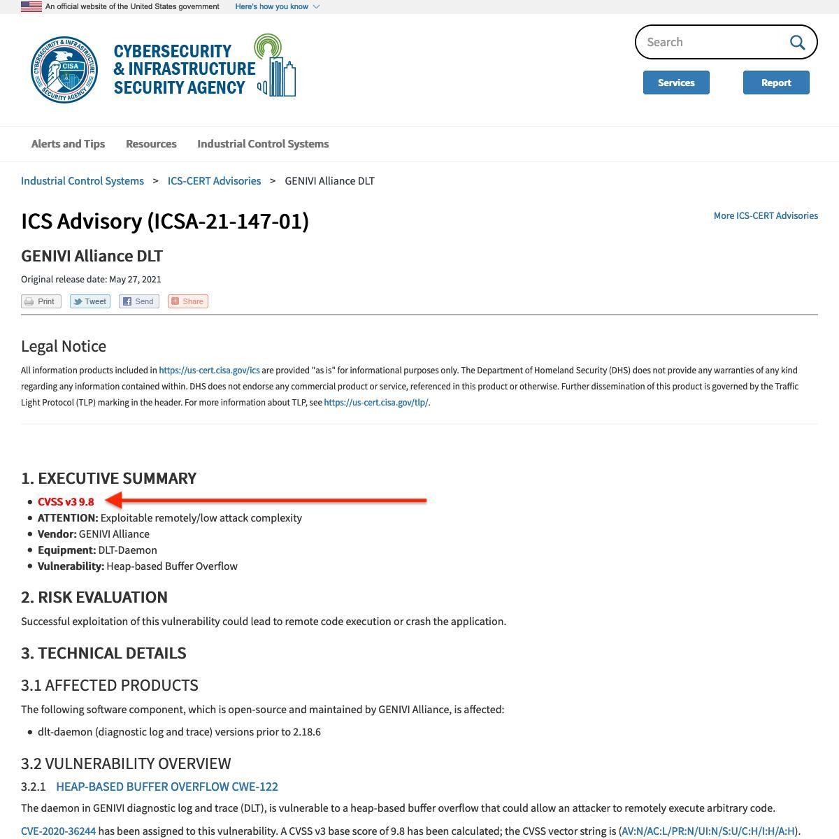 GENIVI Alliance DLT｜CISA