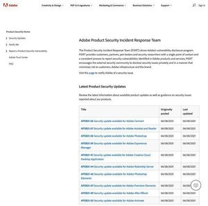 Adobeの複数製品に緊急の脆弱性、確認とアップデートを