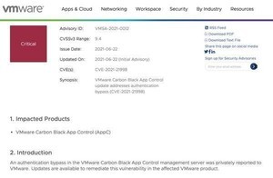 VMwareの複数製品に脆弱性、セキュリティアップデートをリリース