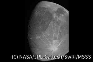 NASA探査機、太陽系最大の衛星「ガニメデ」をフライバイ探査 - 21年ぶり