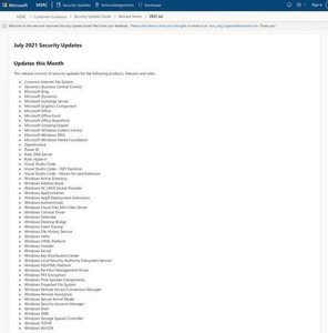 Microsoft、7月の月例更新プログラムリリース - 117の脆弱性を修正
