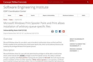 Windows、プリンタに接続するだけで管理者権限でコード実行の脆弱性
