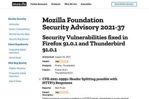 FirefoxとThunderbirdに脆弱性、確認とアップデートを