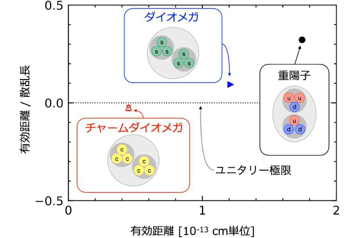 理研など、チャームクォーク6個からなる新粒子「チャームダイオメガ