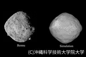 小惑星のリュウグウやベンヌはなぜダイヤモンド形なのか？　OISTが理由を解明