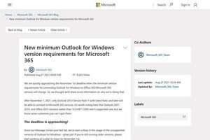 古いOutlook使っているなら注意、Microsoft 365のアクセス遮断まで2カ月