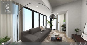 実在する家具でマンションのVRモデルルーム構築 - 日本ユニシス×東急不動産