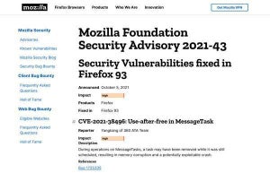 Firefoxに脆弱性、アップデートを